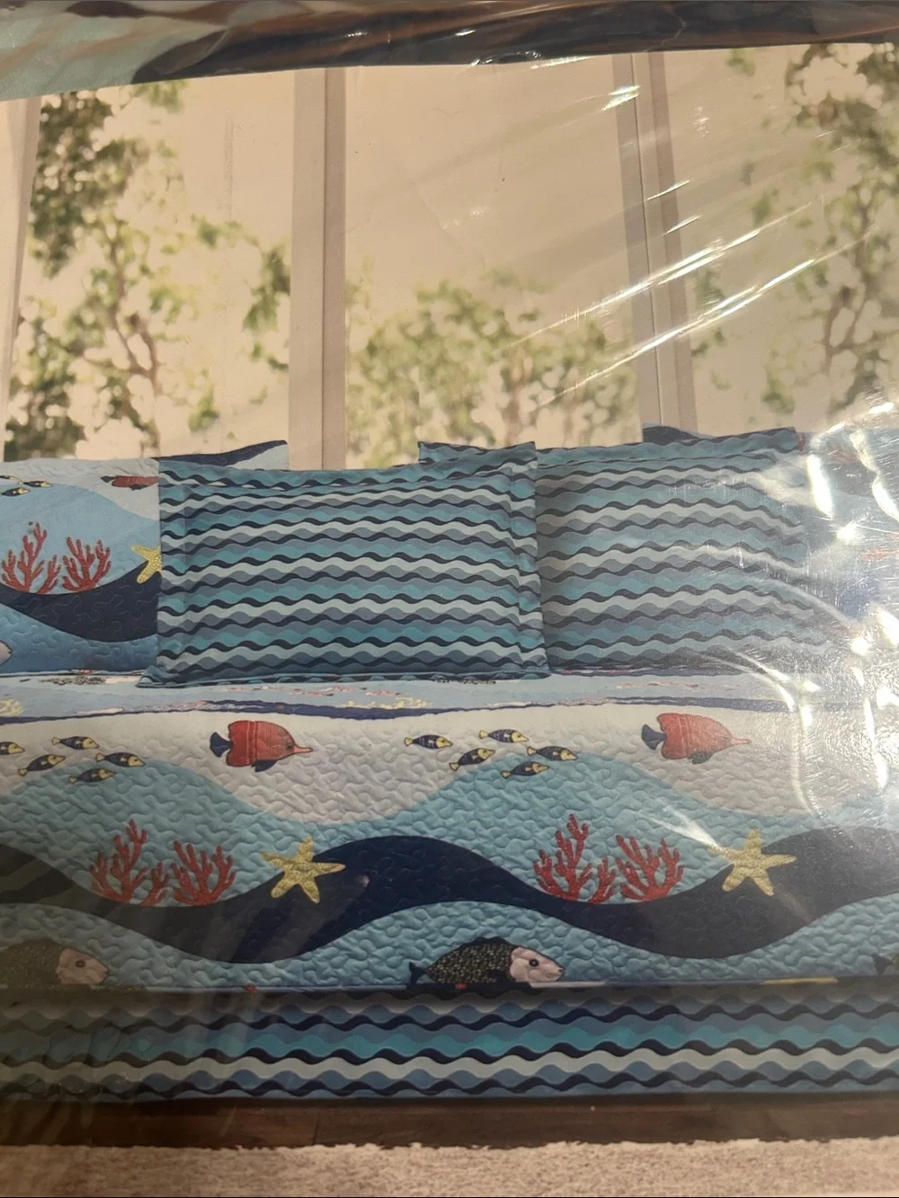 Aqua Blue Daybed 6-Piece Comforter Set